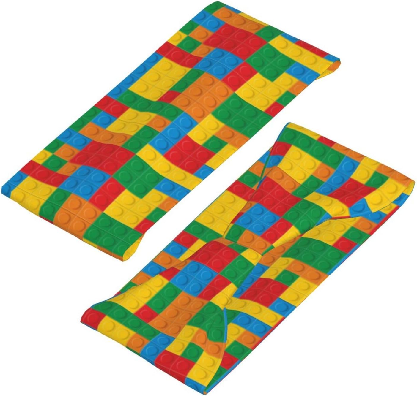Colorful Building Blocks Print - Kids Outdoor Yoga recension och pris