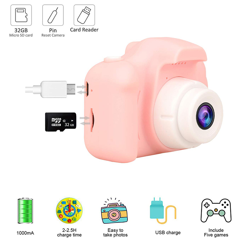 Kids Camera Toys Mini HD Digit - Kids Outdoor Videos recension och pris