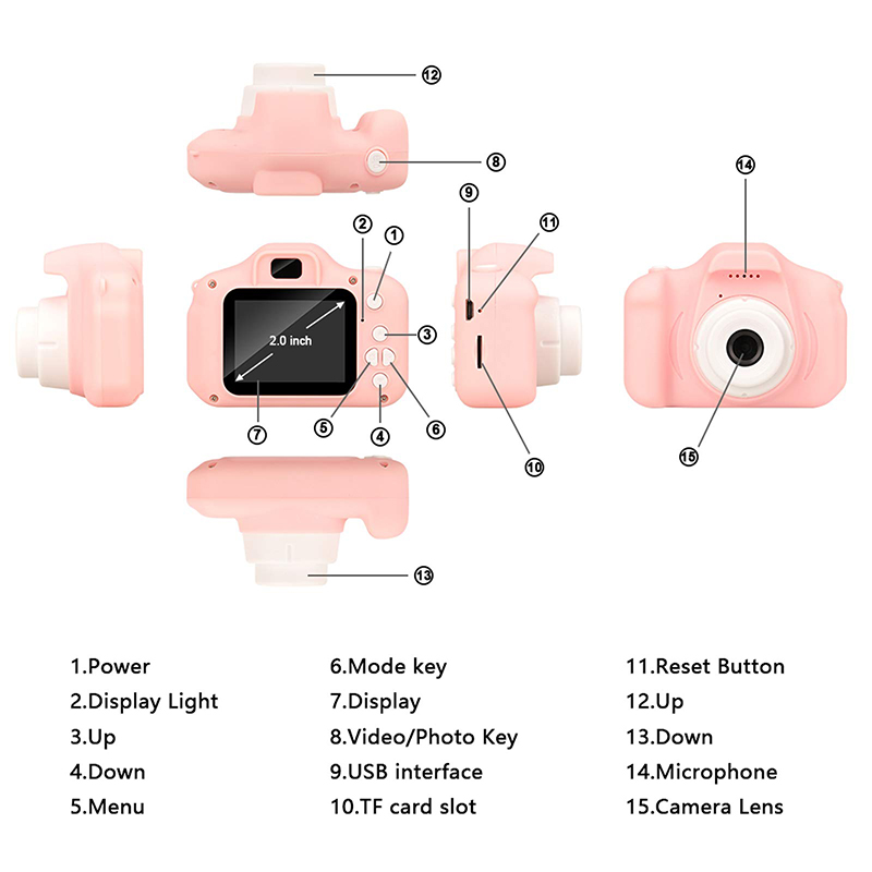 Kids Camera Toys Mini HD Digit - Kids Outdoor Videos recension och pris