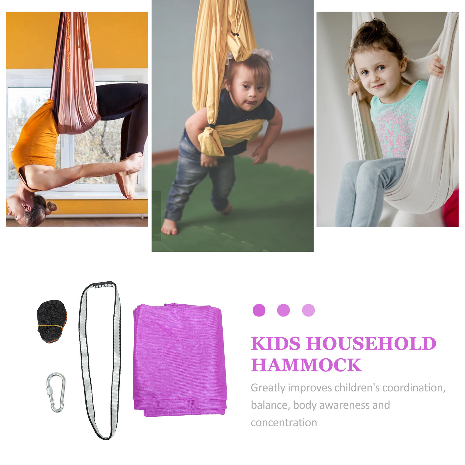 1Set Kids Yoga Hammock High-Cl - Kids Outdoor Yoga recension och pris