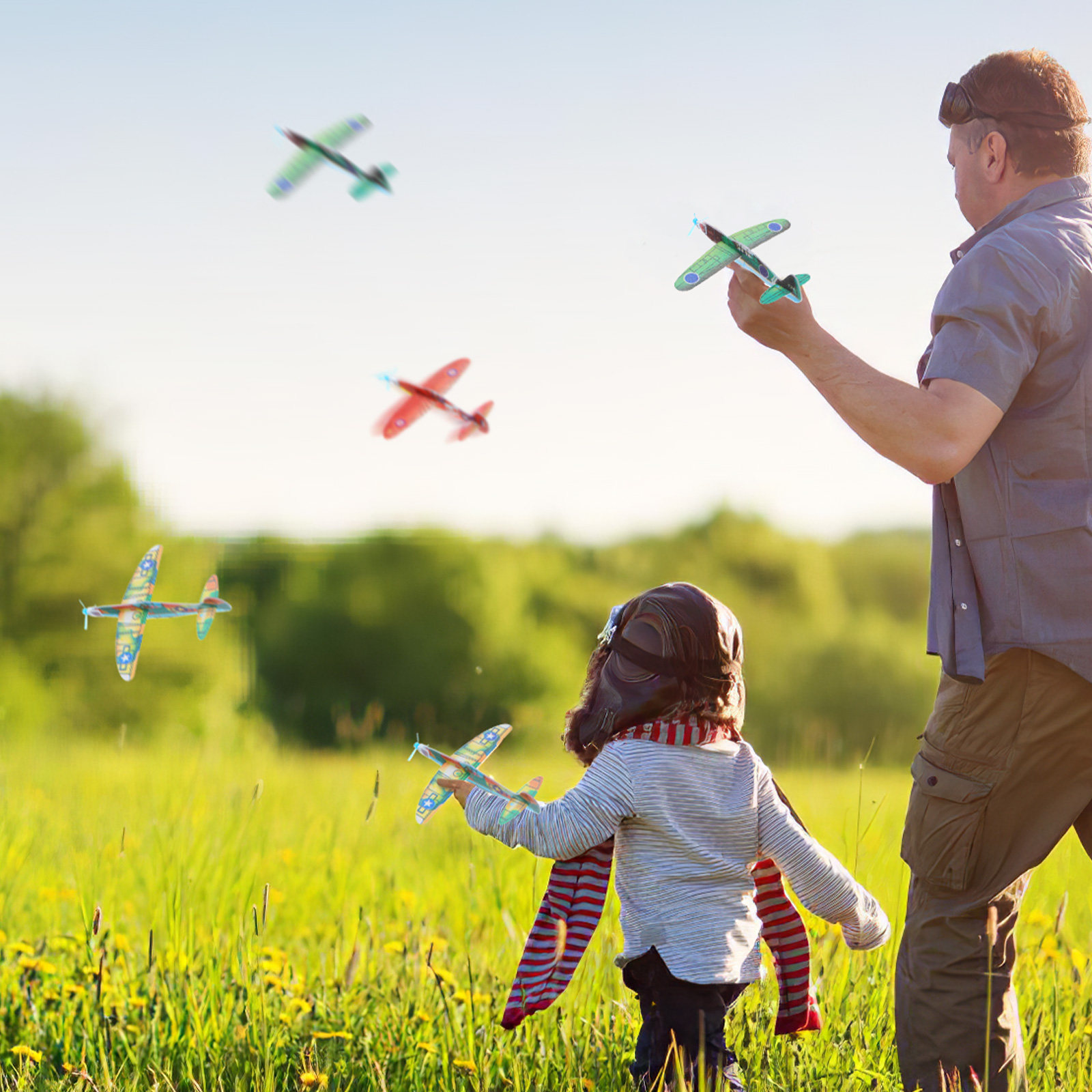 36Pcs Foam Airplane Models Hig - Play Kids Outdoor recension och pris