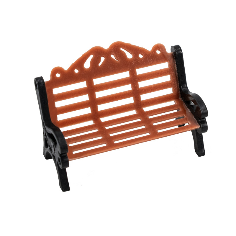 10PCS Miniature Park Bench Mod - Kids Outdoor Bench recension och pris