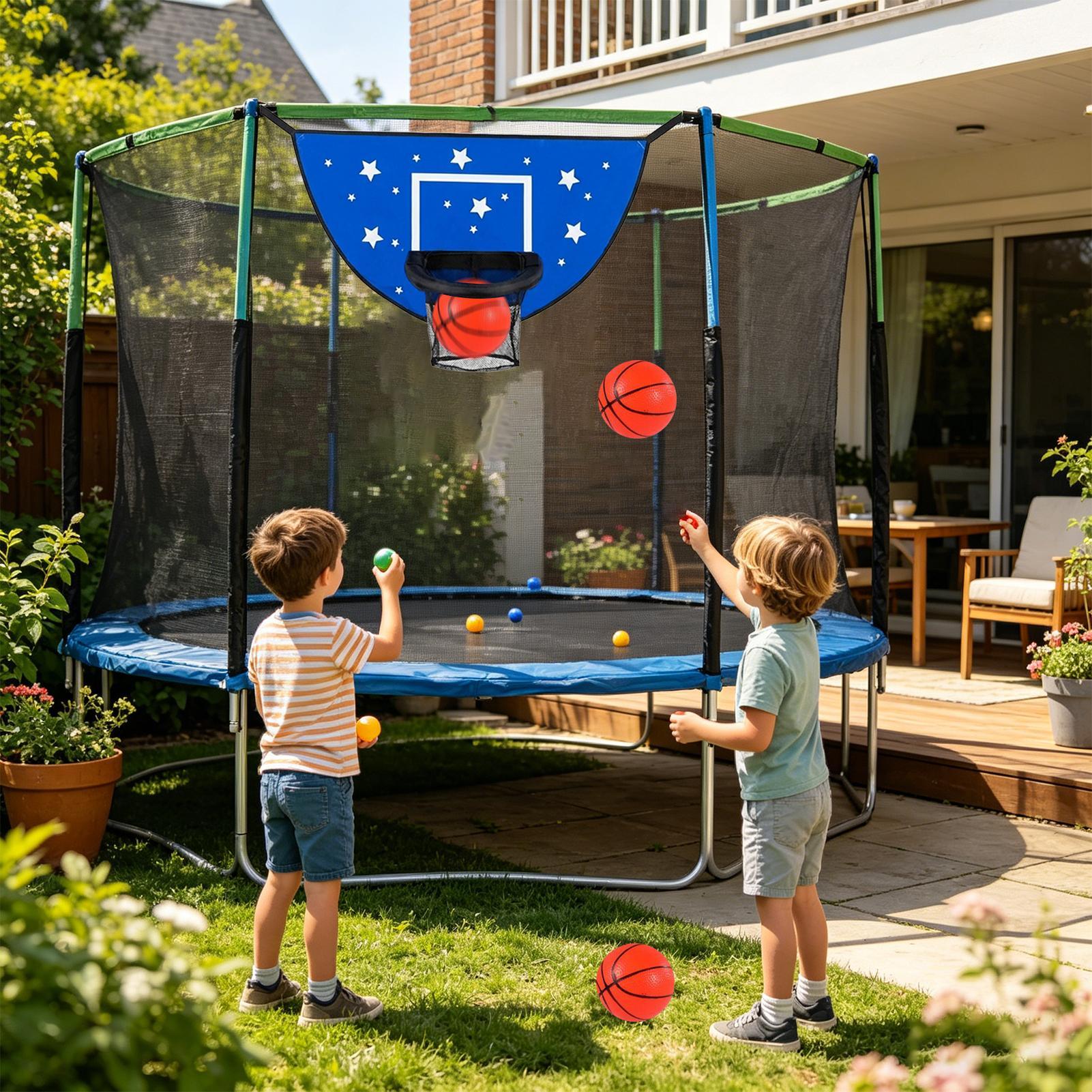 Basketball Goal For Trampoline - Kids Outdoor Basketball Hoop recension och pris