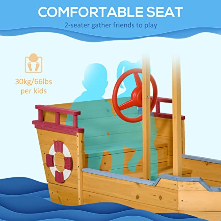 Outdoor wooden kids sandbox sh - Kids Outdoor Bench recension och pris
