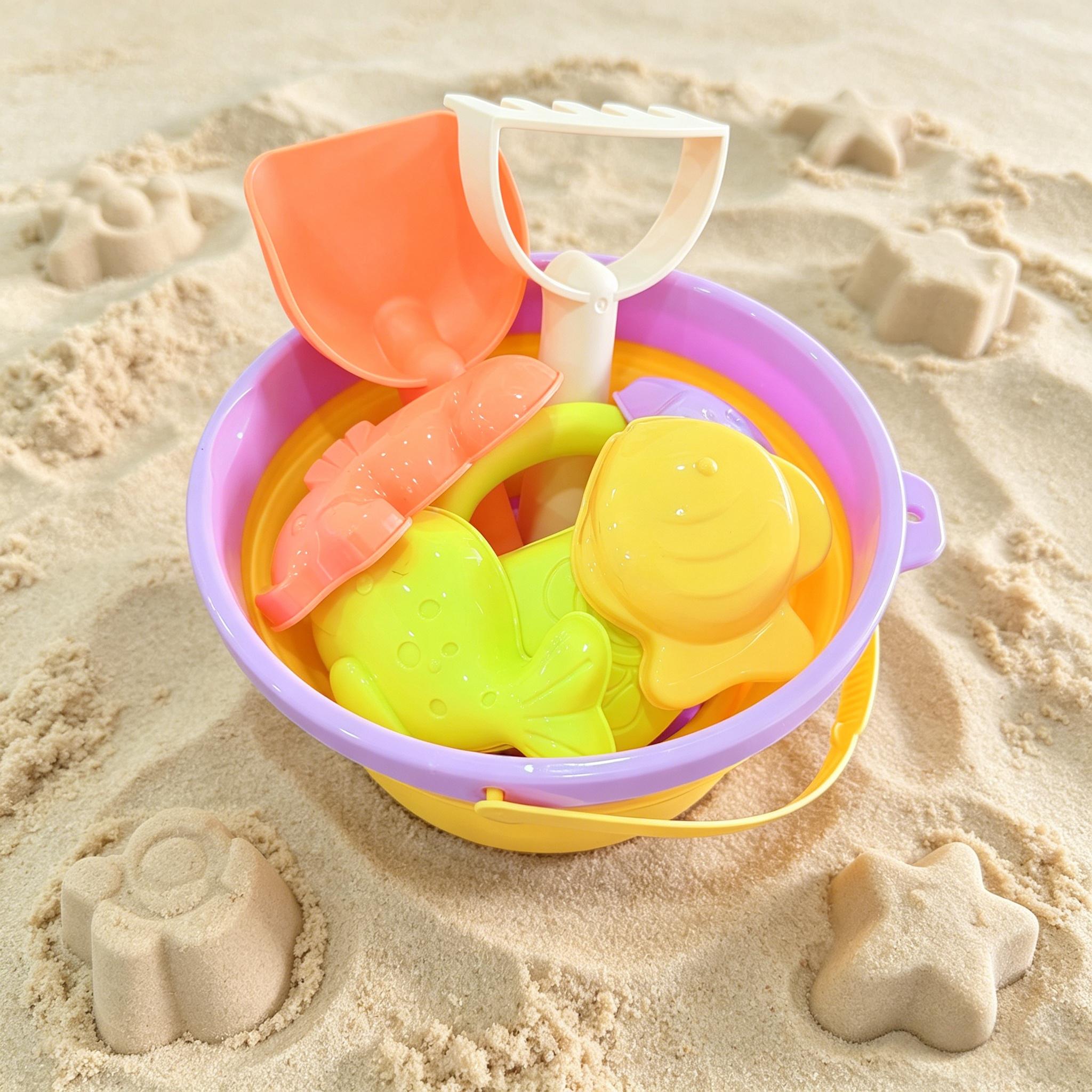 8Pcs Kids Beach Toys Set Colla - Kids Outdoor Sandbox recension och pris