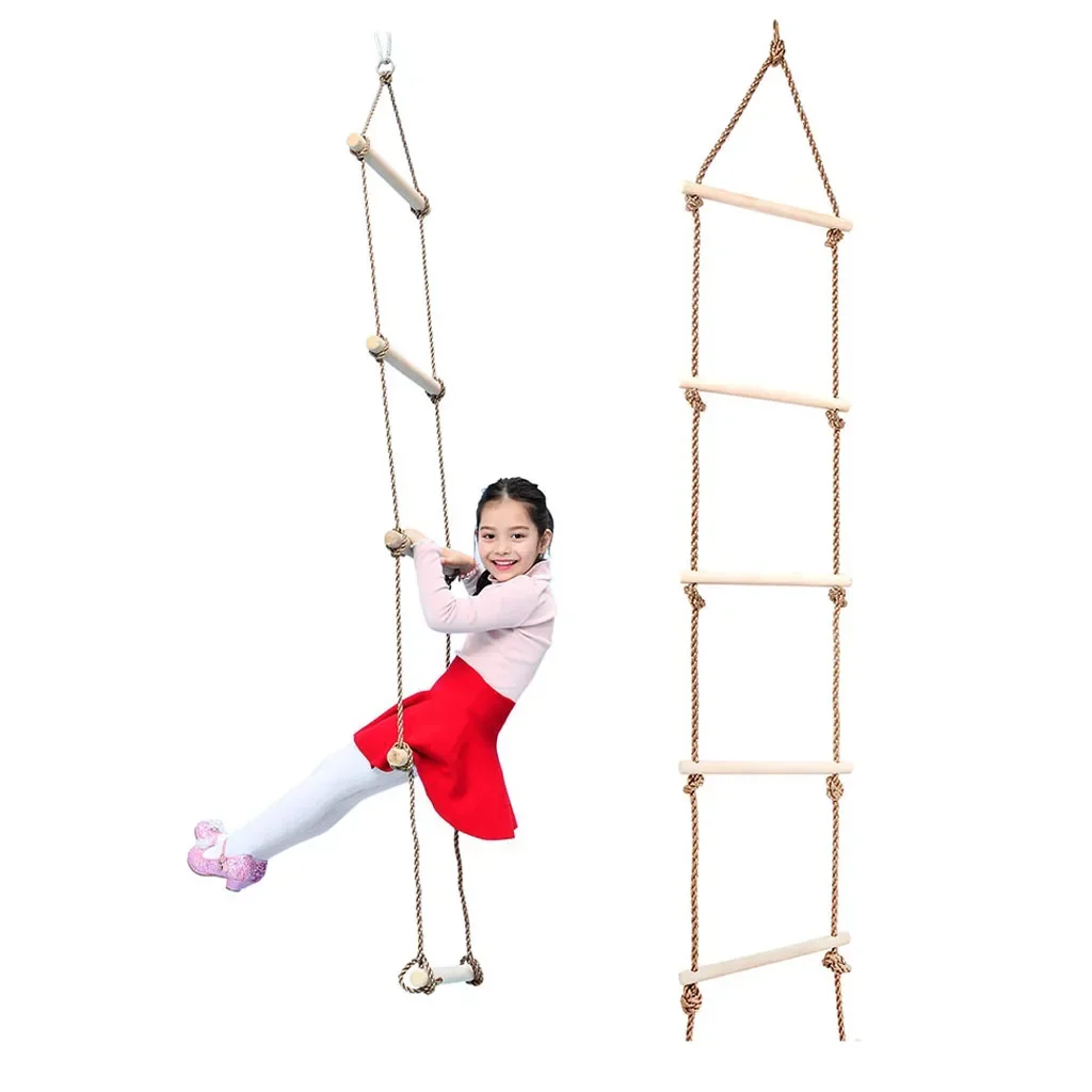 Children Climbing Rope Ladder  - Kids Outdoor Climber recension och pris