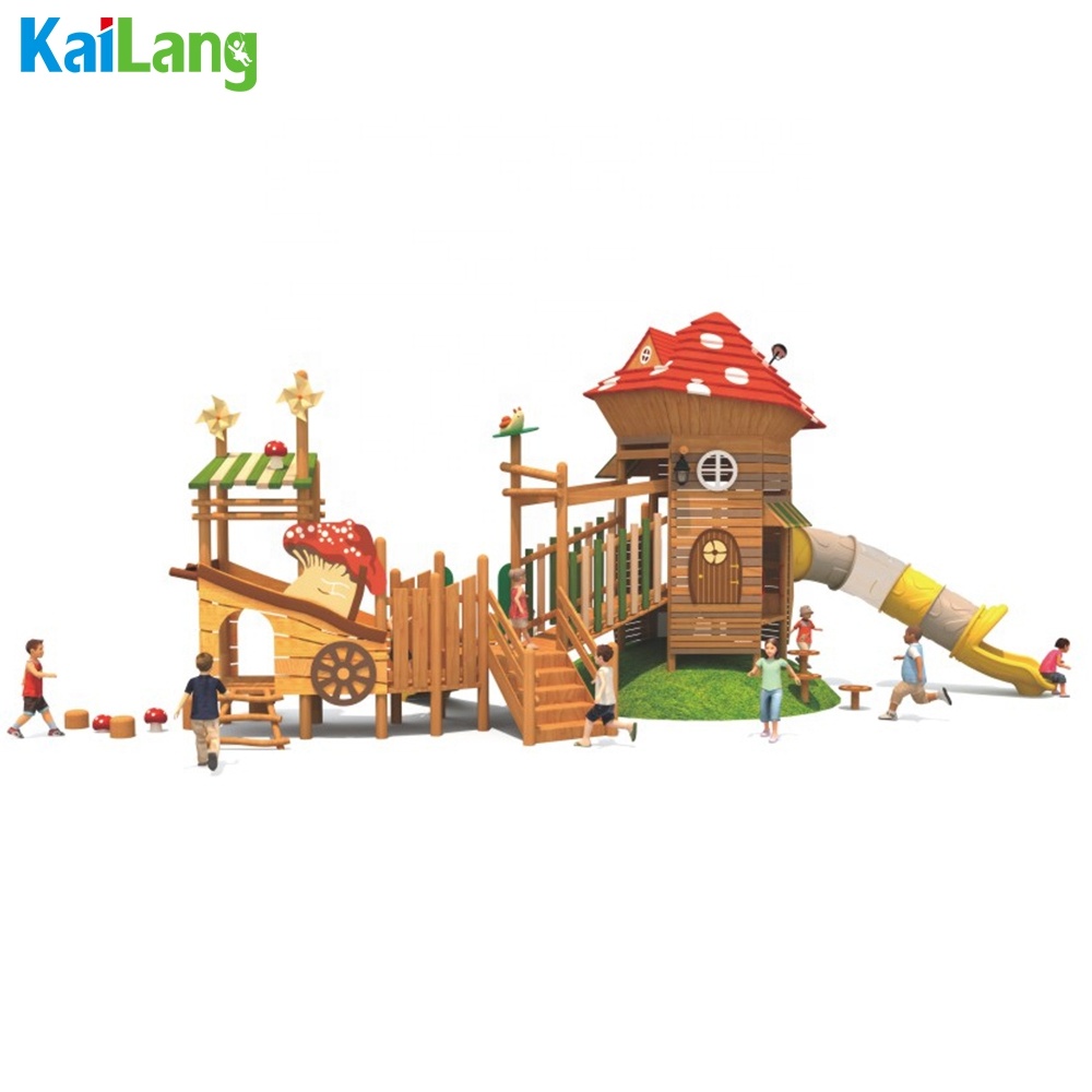 Forest Mushroom House Shape Wo - Outdoor Children'S Park recension och pris