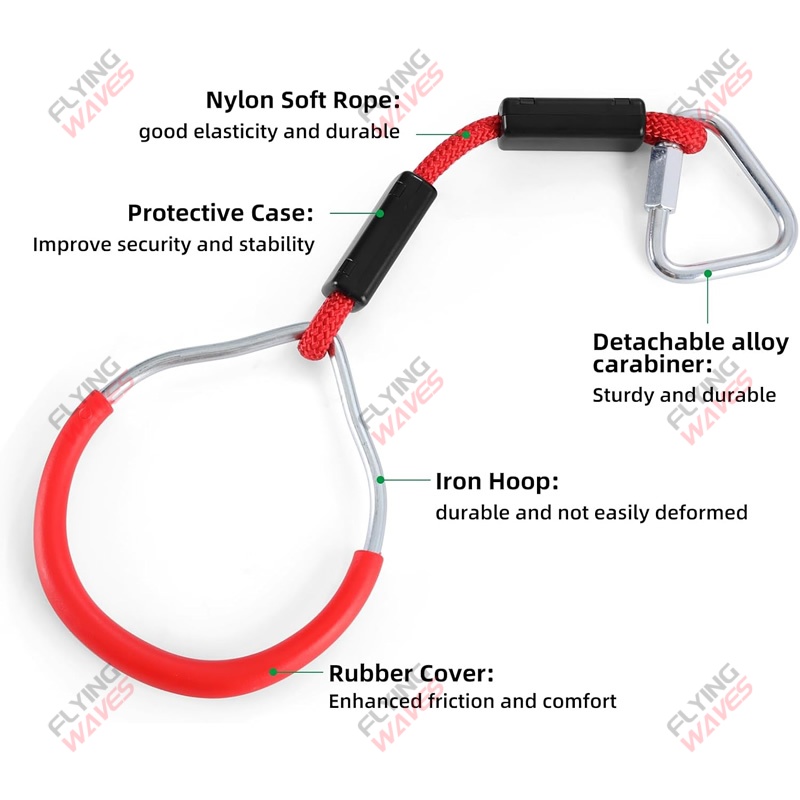 Kids Hanging GYM Ring Swing Cl - Kids Outdoor Ninja recension och pris