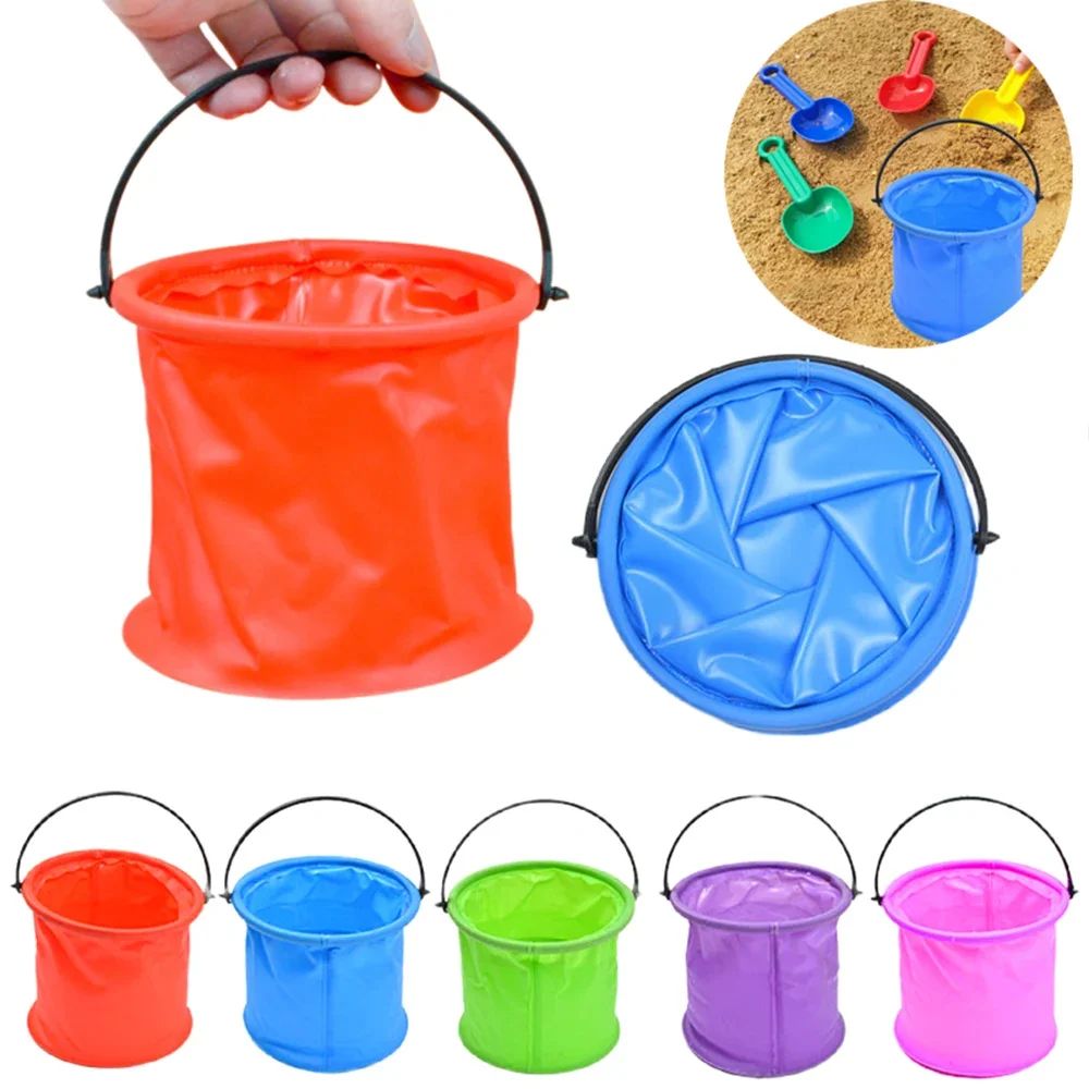 Collapsible Beach Sand Bucket  - Kids Outdoor Pool recension och pris