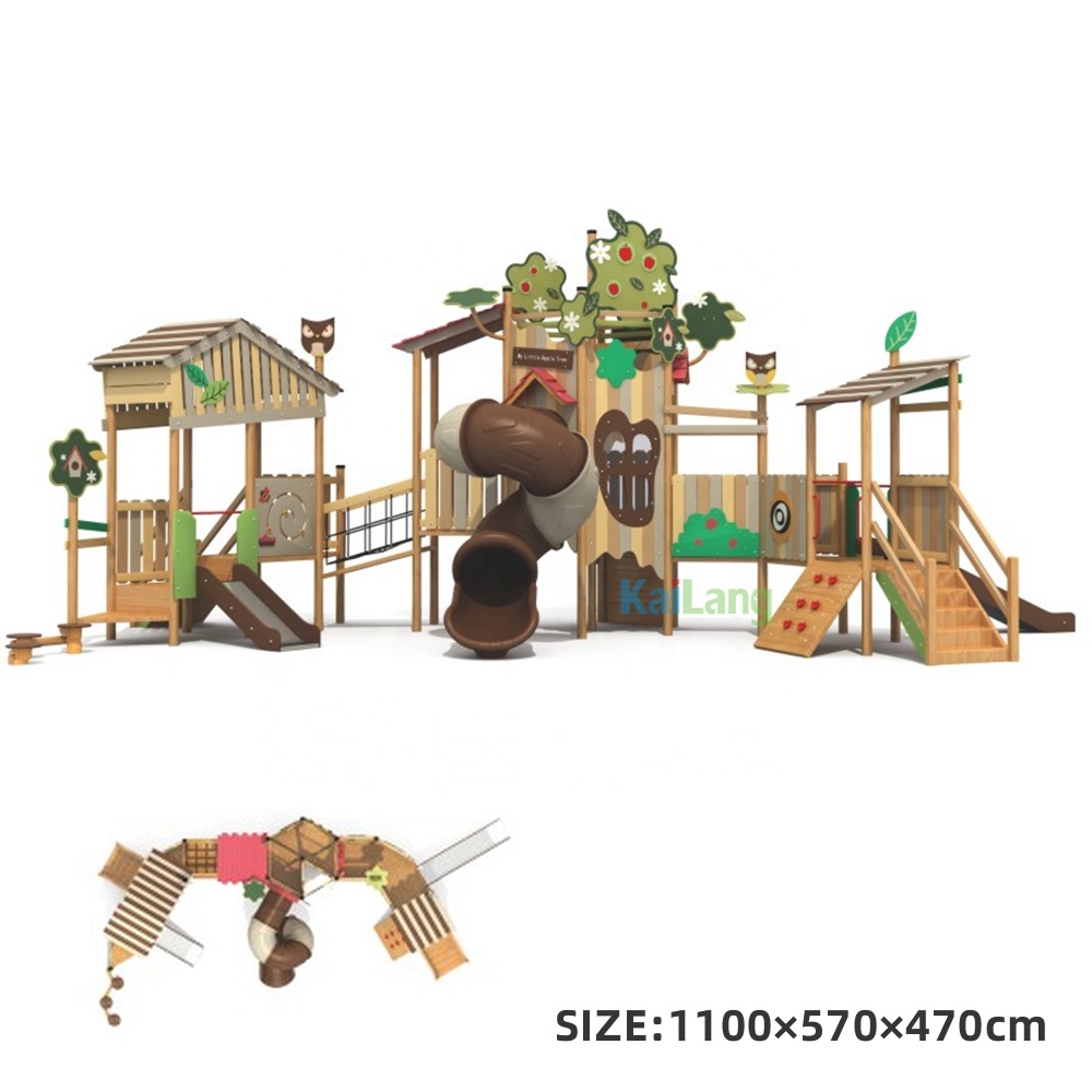 Forest Garden Wooden Amusement - Outdoor Children'S Park recension och pris