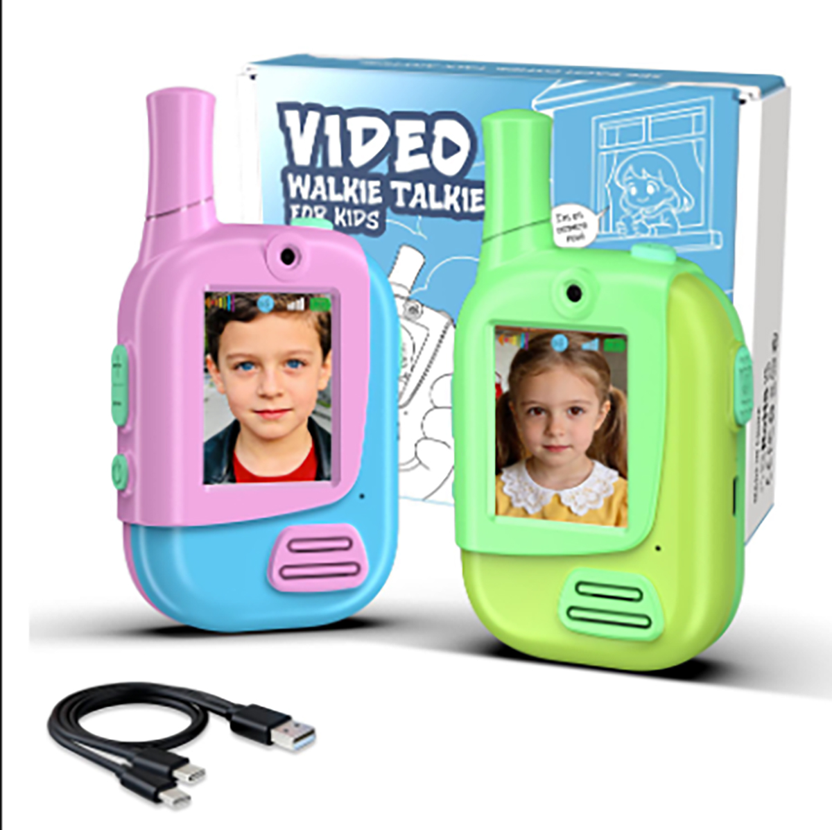 2 Pack Rechargeable Kids Video - Kids Outdoor Videos recension och pris