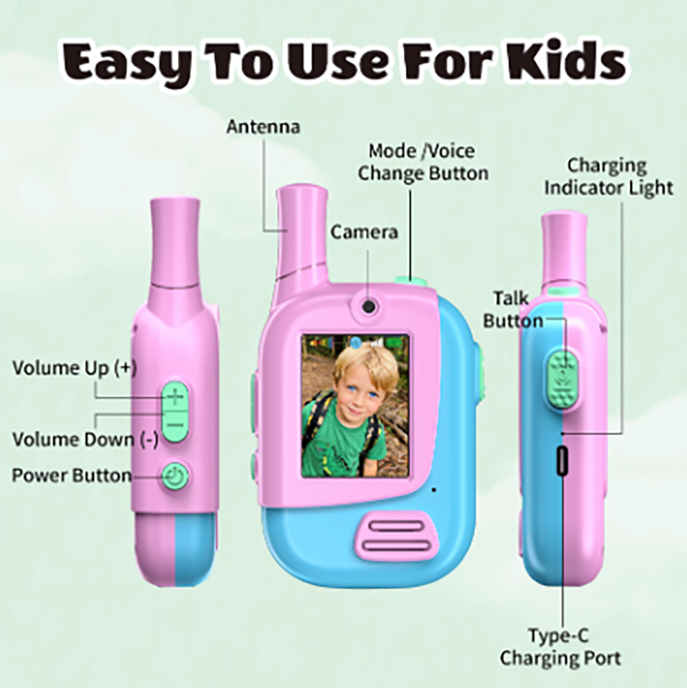 2 Pack Rechargeable Kids Video - Kids Outdoor Videos recension och pris
