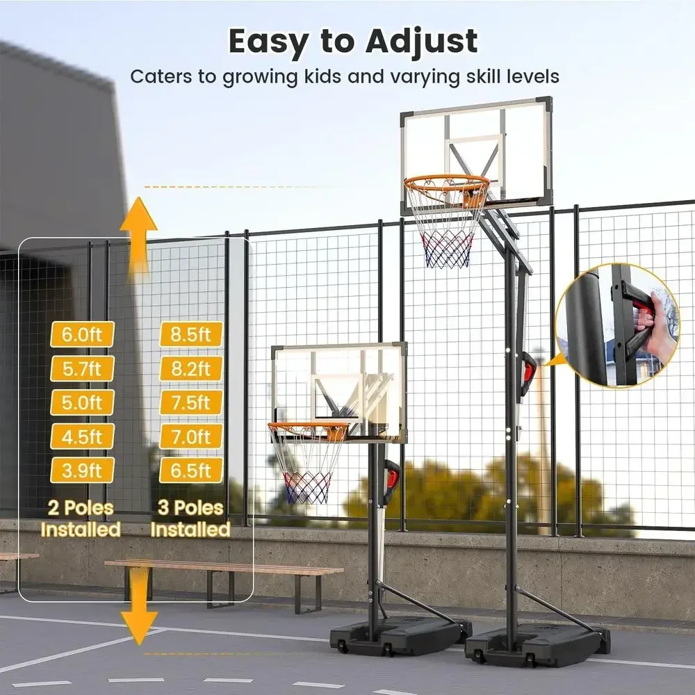 Portable Outdoor Basketball Ho - Kids Outdoor Basketball Hoop recension och pris
