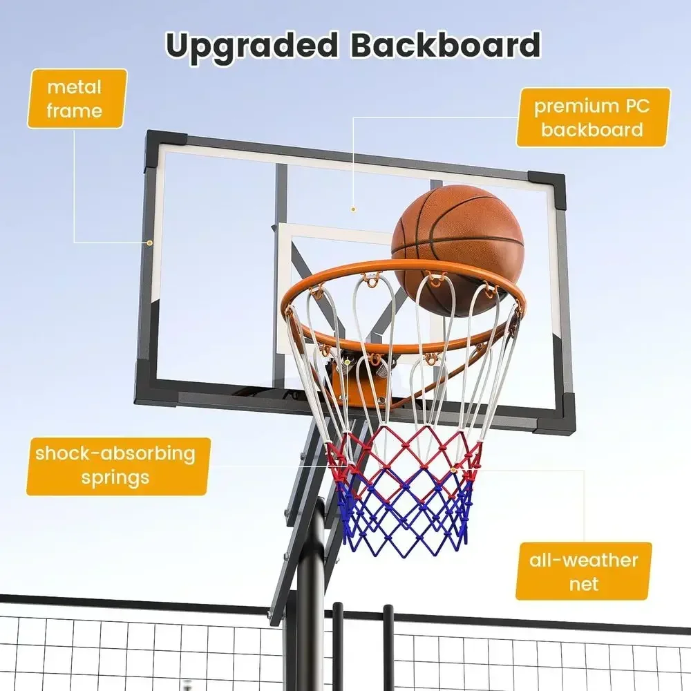Portable Outdoor Basketball Ho - Kids Outdoor Basketball Hoop recension och pris