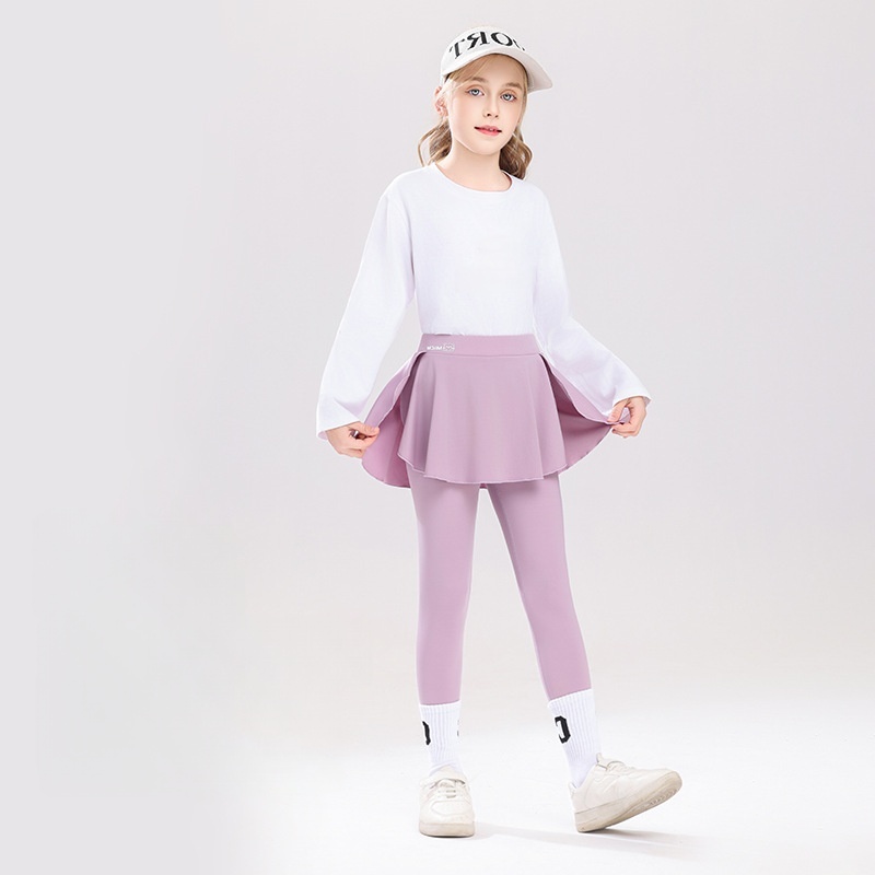 2026 New Girls Skirted Legging - Kids Outdoor Yoga recension och pris