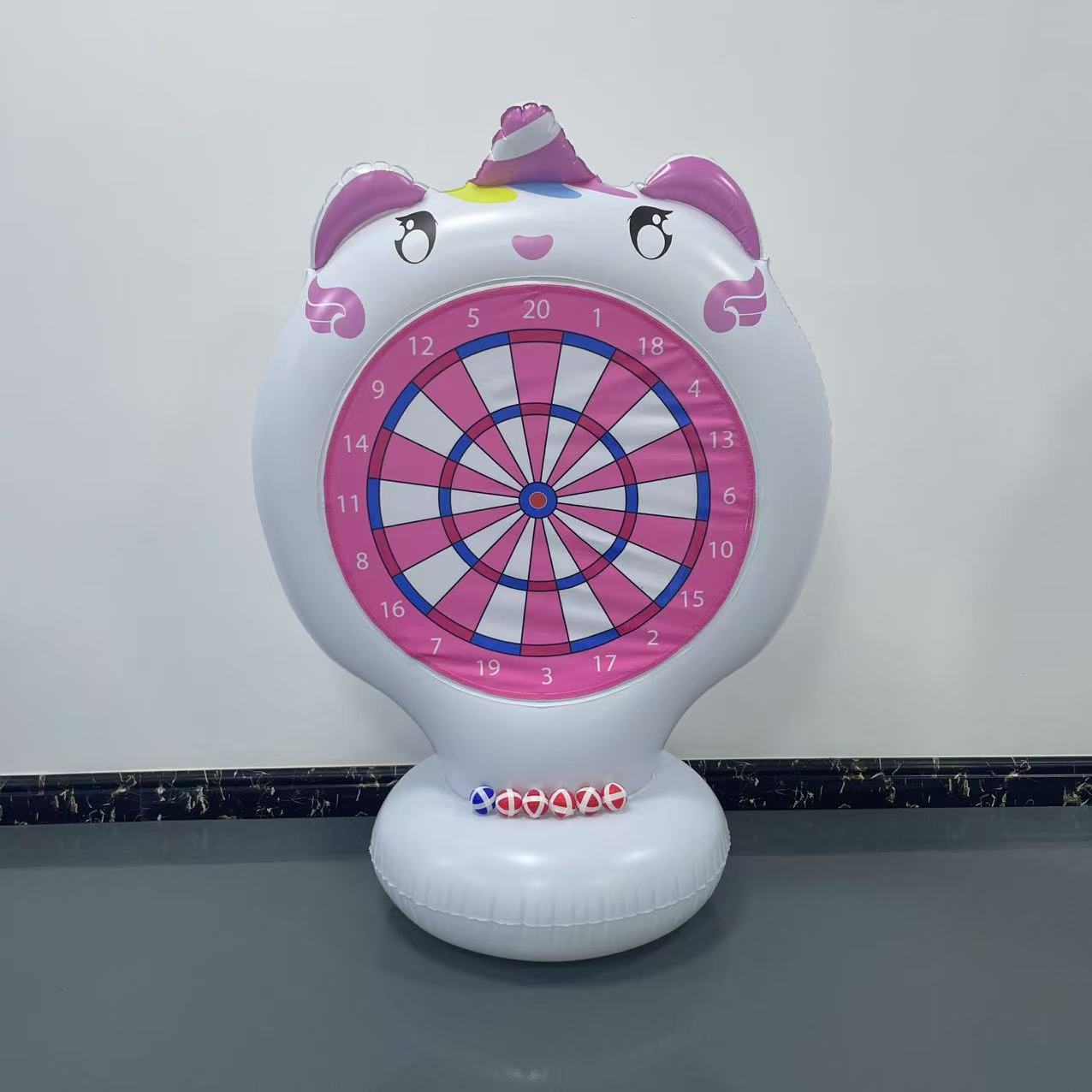 Inflatable Unicorn Throwing Ga - Kids Outdoor Pool recension och pris