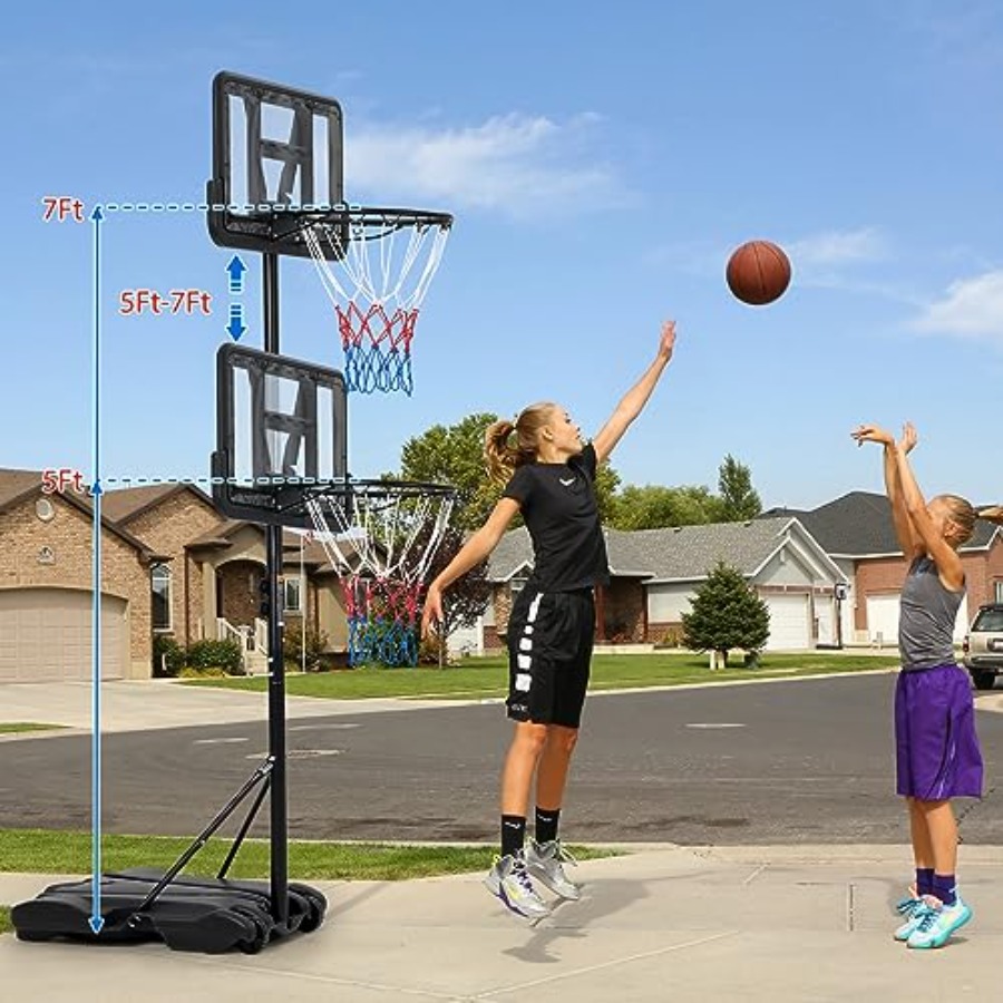 Backyard driveway indoor outdo - Kids Outdoor Basketball Hoop recension och pris