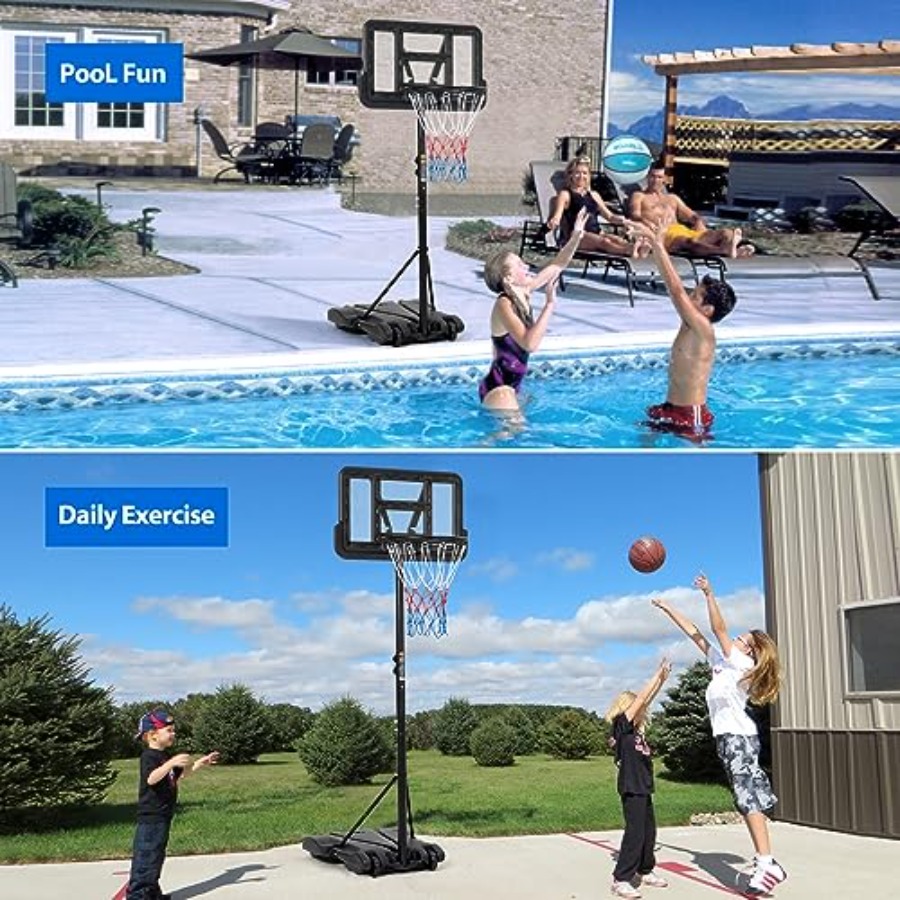 Backyard driveway indoor outdo - Kids Outdoor Basketball Hoop recension och pris