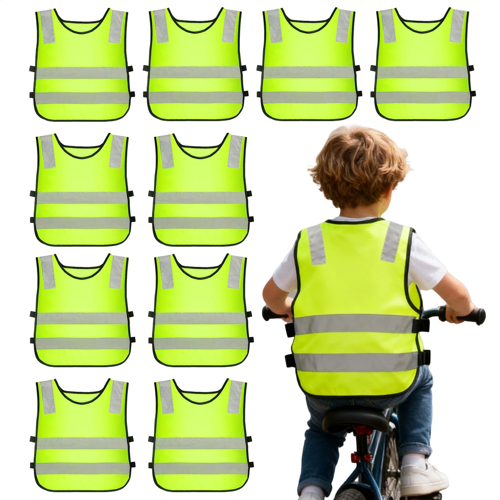 Kids Reflective Vest 10 Pieces - Kids Outdoor Vest recension och pris
