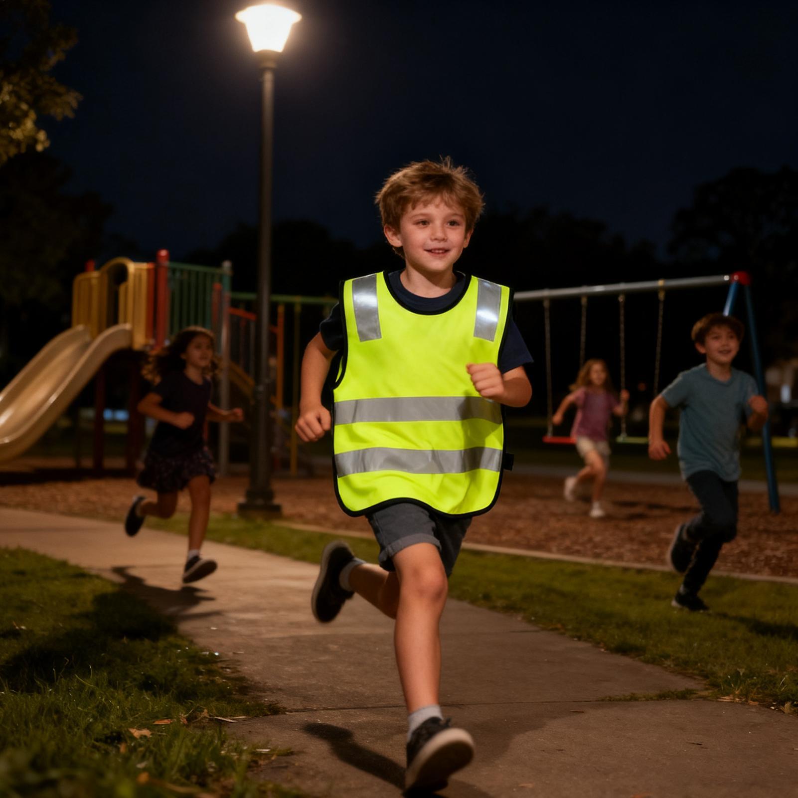 Kids Reflective Vest 10 Pieces - Kids Outdoor Vest recension och pris