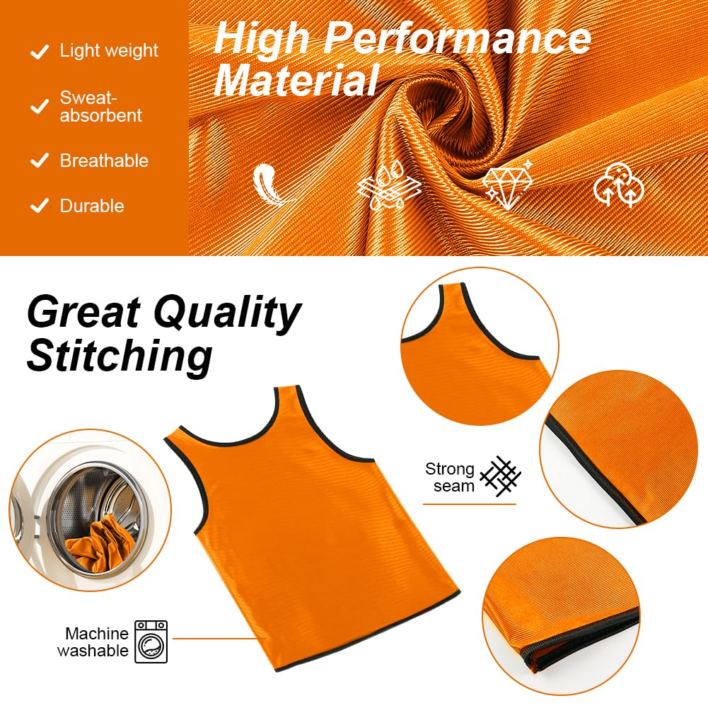 12PCS Football Training Vest B - Kids Outdoor Vest recension och pris